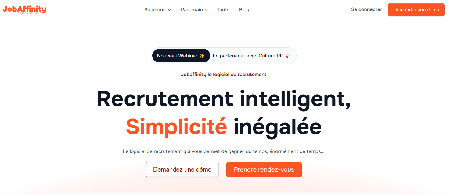 JobAffinity est l’outil de recrutement idéal pour gérer les candidatures et simplifier ses processus